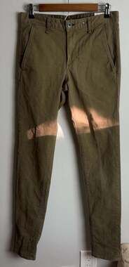 Rag & Bone New York Chino Pants Size 29 Army Green Cotton Stretch Men’s